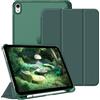 FINTIE Cover per iPad (A16) 11ª Generazione 11" (2025)/iPad 10ª Generazione 10.9" (2022) con Portapenne - Sottile Leggero Opaca Trasparente Posteriore Custodia con Auto Sveglia/Sonno, Midnght Verde