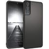 EAZY CASE Custodia in silicone per telefono compatibile con Galaxy S21 Plus 5G cover protettiva antiurto sottile e leggera protezione dalle cadute copertura in silicone Nero