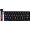 EPOMAKER AULA WIN60 HE 60% Tastiera Magnetica Cablata con Azionamento Regolabile, Frequenza di Polling di 8000Hz, Interruttori a Effetto Hall, hot-swap, per Giochi FPS (Nero)