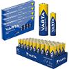 Varta batteria alcalina set 40 pezzi AA Mignon + 40 x AAA Micro Industrial Quality