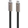 Ubluker Cavo USB C a USB C 40Gbps 0.3M, 240W 100W 60W USB4 24PIN per Thunderbolt 4 Emarker 48V 5A PD 3.1 Video Audio Sinc Dati Ricarica Rapida per iPhone17 16 15 Galaxy S26 25 Monitorare PC Mac Laptop