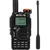 Retevis RA79 Walkie Talkie Professionale, Radio Ham Dual Band con Sincronizzazione Canali, Ricezione Banda Aerea, Radio Portatile 1400mah Per Viaggi, Radio Bidirezionale A Lunga Distanza (1 Pz)