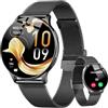 Jugeman 2026 Smartwatch Donna Orologio Chiamate Bluetooth,1.32" Tondo Touch,120+ Modalità Sportive Fitness Watch,Orologio Smartwatch Donna con Contapassi,IP68 Fitness Tracker per iOS Android