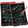 RaceGT [2 Pezzi] Tavoletta Grafica LCD Scrittura 8,5 Pollici Lavagnetta Cancellabile, Tavoletta Scrittura da Disegno Cancellabile con Scheda Elettronica con Pulsante Elimina e Interruttore di Blocco