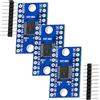 AZDelivery 3 x Logic Level Converter Convertitori Di Livello Logico compatibile con TXS0108E a 8 Canali compatibile con Arduino e Raspberry Pi incluso un E-Book!