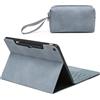 HYZUO Custodia Protettiva per Surface Pro 12 Pollici (2025), Supporto Folio Visualizzazione Multiangolare, Supporta Ricarica Magnetica per Stilo, Compatibile con Tastiera Type Cover, Blu Haze