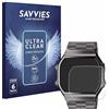 savvies 6 Pezzi Pellicola Protettiva per Casio A168WEGG-1BEF Protezione Schermo Trasparente