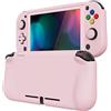 PlayVital Cover Custodia per Nintendo Switch Lite,Copertura Grip Ergonomica Rigida Pellicola Copri Analogici/Tasti Protezione per Switch Lite Console(ZealProtect)-Rosa