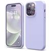 elago Cover Silicone Liquido Custodia Compatibile con iPhone 14 Pro Case (6.1"), Silicone Premium, Protezione Totale - Cover Antiurto a 4 Strati, Custodia Morbida Microfibra Antigraffio (Viola)