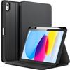 FINTIE Folio Custodia per iPad (A16) 11ª/10ª Generazione 2025/2022 con Portapenne - Multi-angolo Cover Protettiva Sottile Case con Retro in TPU Morbido, Nero