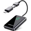 ASOUNY Adattatore CarPlay Wireless 2026 Trasforma CarPlay cablato in CarPlay senza fili, Plug & Play, Adatta per auto dal 2016 e iPhone 6+ (iOS 10+) (Grigio)