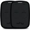 1Control WHY, 2 Radiocomandi Universali a 4 Tasti, Apre Cancelli e Porte Garage Controllati da Remoto, Copia fino a 750 Radiocomandi Rolling Code, Controlla fino a 4 Accessi, Nero, Made in Italy