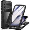 Focusor Cover Samsung Galaxy S23 Impermeabile, IP68 Waterproof e 360 Gradi Protezione Custodia Subacquea Antiurto Rugged Full Body Copertura con Protezione dello Schermo per S23 6.1", Nero