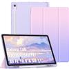 FINTIE Custodia per Samsung Galaxy Tab S10 Lite 2025 /S10 FE /S9 FE 10.9"/S9 11" con S Pen Portapenne, Sottile Leggero Case Retro Opaca Traslucida Cover con Auto Sveglia/Sonno, Fantasy Ombre