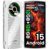 LAGENIO Panther 2 Rugged Smartphone Android 15, 12GB+128GB/1TB Espandibile, IP68/IP69K 6.7" HD+120Hz Telefono Indistruttibile, 16MP+8MP, 5150mAh, Widevine L1/Face ID/OTG/GPS/NFC/3 SIM Slots, Bianco