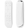 PlayVital Cover Silicone per ps5 Telecomando Multimediale,Custodia Skin Protettiva Copertura Ergonomica per Media Remote Controller-Bianco