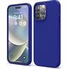 elago Cover Silicone Liquido Custodia Compatibile con iPhone 14 Pro Max Case (6.7"), Silicone Premium, Protezione - Cover Antiurto a 3 Strati, Custodia in Morbida Microfibra Antigraffio (Cobalt Blu)