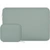 MOSISO 13 pollici Custodia Laptop, 13 pollici Borsa PC Compatibile con MacBook Air M5 M4 M3 M2 M1 2026-2018 / Neo A18 chip/Pro 13 M2 M1, Neoprene Borse Computer con Custodia Piccola, Verde Antico