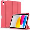 CACOE Custodia Cover Compatibile con iPad 11a Generazione (A16) 11" (2025) / iPad 10a Generazione 10.9" (2022) (A2757/A2777), Ultra Sottile Retro Cover con Portapenne,Rosa anguria