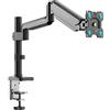 ONKRON Supporto Monitor da Scrivania 13-34 pollici, fino a 12 kg, Braccio Monitor VESA 75x75-100x100 mm, Supporto Schermo PC Inclinabile e Girevole, Porta Schermo PC da Scrivania Nero, G75-B