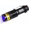 DARKBEAM Torce UV 365nm Luce Torcia ultravioletta LED Mini rilevatore di torcia portatile portatile per macchie di animali da compagnia urina cane Anti-contraffazione, polimerizzazione della resina