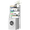 MAGIC SELECT Scaffale sopra lavatrice | Mensola da Bagno e Lavanderia Salvaspazio con 3 ripiani | Scaffalature Organizer in Acciaio Inox, Impermeabile, Regolabili in Altezza.