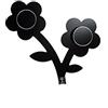 Foppapedretti Appendifiore Specchio Nero