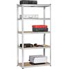 Yaheetech Scaffale Scaffalattura da Garage 180 x 90 x 40 cm in Acciaio Zincato a 5 Ripiani Magazzino per Carichi Pesanti 875 kg Mensola Regolabile da Cucina Salvaspazio