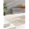 benuta Nest Tappeto Esterno & Interno Bonte - Crema 80x150 cm - Resistente e Facile da Pulire - Per Balcone, Terrazza, Giardino - Cucina & Soggiorno - Geometrico, Stile Boho, Hygge Cozy