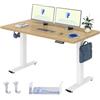 FLEXISPOT Scrivania Regolabile in Altezza 160×80 cm - Con Ganci e Piano Monoblocco 25 mm, Scrivania Ergonomica con Display LED Altezza e Funzione Memoria