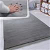 Paco Home Tappeto a Pelo Lungo Shaggy Morbido per Soggiorno e Camera da Letto Finto Pelliccia Moderna e Soffice Monocolore, Dimensione:120x160 cm, Colore:Antracite