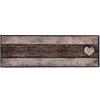 Astra tappetino morbido e soffice Pure & Soft - tappetino antipolvere colorato - zerbino per interni - zerbino resistente - 50x150cm (colore: cuore di legno marrone sabbia)