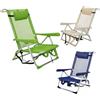 EMPOTEC Sedia Mare Spiaggina Sdraio Poltrona Pieghevole Acciaio Resistente con Cuscino Spiaggia Piscina Giardino Campeggio Dimensioni h77x62x53 cm COLORI ASSORTITI