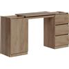Vicco Cassettiera con funzione scrivania Varino, Rovere dorato, 80 x 75.5 cm estensibile