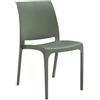 milani home VOLGA - Sedia da giardino in plastica