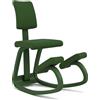 Varier Variable Plus Monocromo Forest Sedia Ergonomica Kneeling Posturale con Schienale Home Office 10 Anni Garanzia