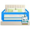 KESSER® Sponda da letto Protezione per letto Sponda da letto bambini Sponda da culla Barriera letto per bambini, Blu - 180cm