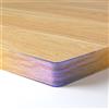 FLEXISPOT Piano del Tavolo Pannello Rettangolare in Legno Massello per Scrivania Cucina Fai da Te (100x60x2.5cm, Legno)