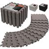 AIRHOP Set da 18 Pezzi Tappeto Palestra Puzzle in EVA ad Alta Densità, Ammortizzante e Antiscivolo, Ideali per Fitness, Yoga e Sport, Perfetti per Home Gym e per il Pavimento della Palestra, 30x30 cm