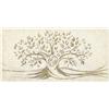 Giallobus - Quadro - 01 - Capezzale Moderno - Sacra Famiglia e Albero della Vita - Beige - Vetro Acrilico - 100x50 - Pronto da Appendere - Quadri Moderni per la casa