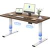FLEXISPOT Scrivania Regolabile in Altezza Elettrica 140×80 cm con Doppio Motore, Piano Unico da 25 mm, Gambe Telescopiche a 3 Sezioni EC5 LITE