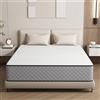 Matoresu Materasso king size da 25 cm, letto ibrido in memory foam a molle interne in una scatola per il massimo supporto e sollievo dalla pressione, materasso king size (200 x 160 x 25 cm)