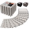 AIRHOP Set da 18 Pezzi Tappeto Palestra Puzzle in EVA ad Alta Densità, Ammortizzante e Antiscivolo, Ideali per Fitness, Yoga e Sport, Perfetti per Home Gym e per il Pavimento della Palestra, 30x30 cm