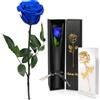 Yamonic Rosa Stabilizzata Regalo Donna, Vera Rosa Eterna con Steli Regalo per Donne Compleanno, Regali Natale San Valentino Festa della Mamma Anniversario Matrimonio Regali Fidanzata Mamma Nonna