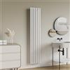 [neu.haus] Termosifone da Parete Radiatore Design Riscaldamento ad Acqua Calda Termoarredo a Pannello Singolo con Elementi Tubolari 180 x 36 cm - Bianco