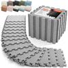 AIRHOP Set da 18 Pezzi Tappeto Palestra Puzzle in EVA ad Alta Densità, Ammortizzante e Antiscivolo, Ideali per Fitness, Yoga e Sport, Perfetti per Home Gym e per il Pavimento della Palestra, 30x30 cm