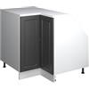 Vicco Mobile cucina angolare per sottotetto R-Line, Antracite rustico, 75.6 cm con 1 porta, carcassa dell'armadio profondità 60 cm