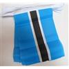 AZ FLAG Ghirlanda 6 Metri 20 Bandiere Botswana 21x15cm, Bandiera Botswana 15 x 21 cm - Festone Bandierine