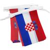 AZ FLAG Ghirlanda 6 Metri 20 Bandiere Croazia 21x15cm, Bandiera Croata 15 x 21 cm - Festone Bandierine