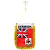 AZ FLAG Gagliardetto Bermuda 15x10cm con Ventosa - BANDIERINA per Auto BERMUDIANA 10 x 15 cm